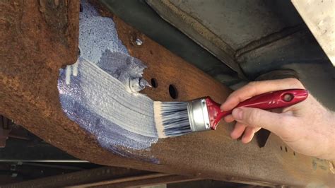 cleaning sheet metal before painting|preparing rusted metal for painting.